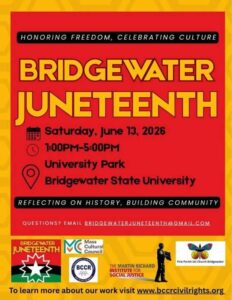 Bridgewater Juneteenth flyer
