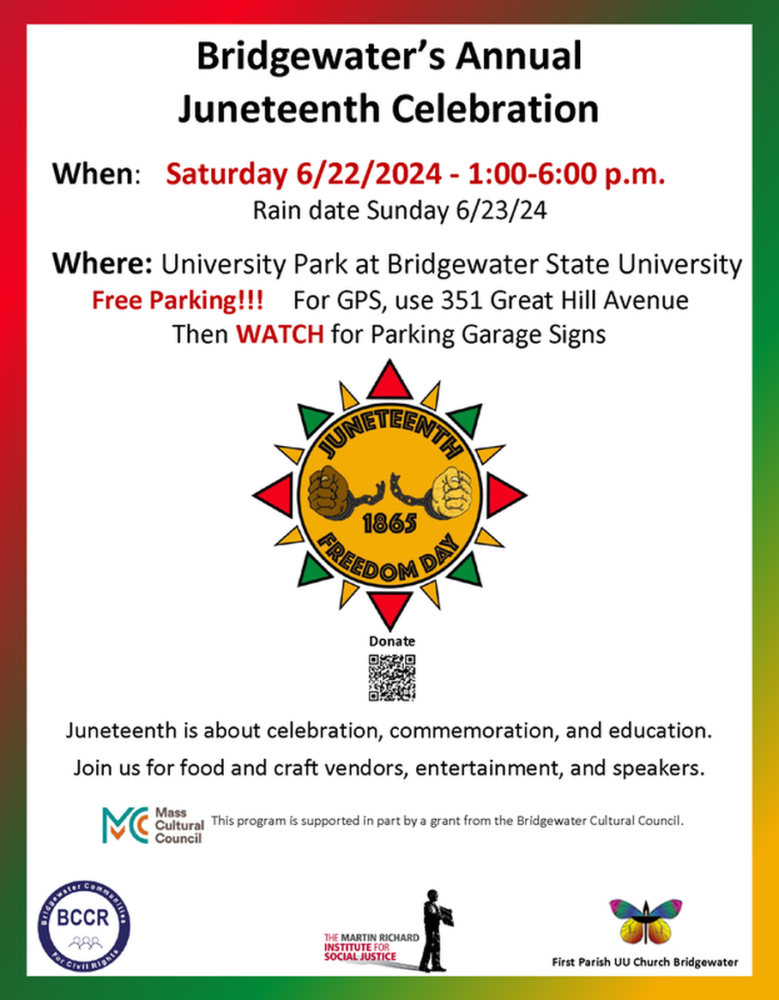 Bridgewater's Annual Juneteenth Celebration